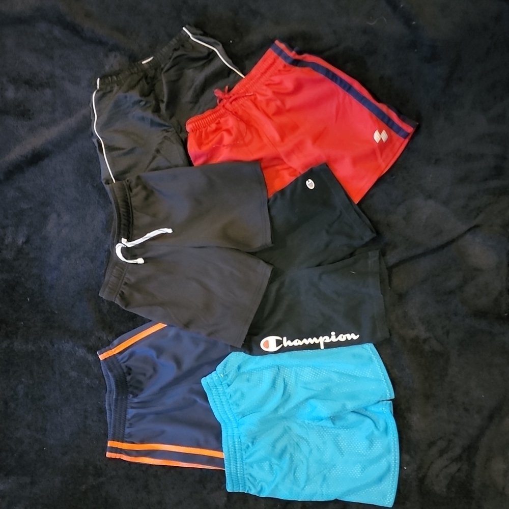 6 Pairs Boys Athletic Shorts
